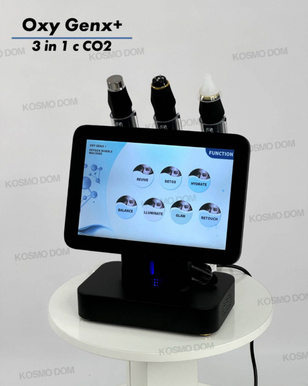 Oxy Genx+ • Аппарат для ухода за кожей лица 3-в-1 с CO2