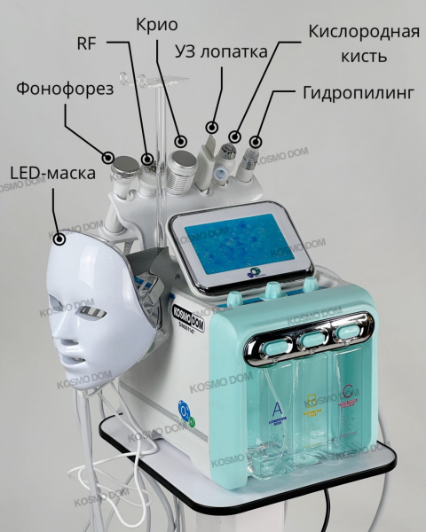 Hydrofacial H2O2 - II 7in1 АКВА ПИЛИНГ • Многофункциональный косметологический комбайн — фото 2