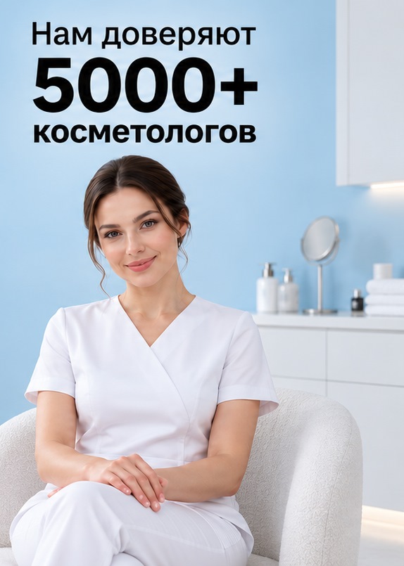 Нам доверяют 5000+ косметологов